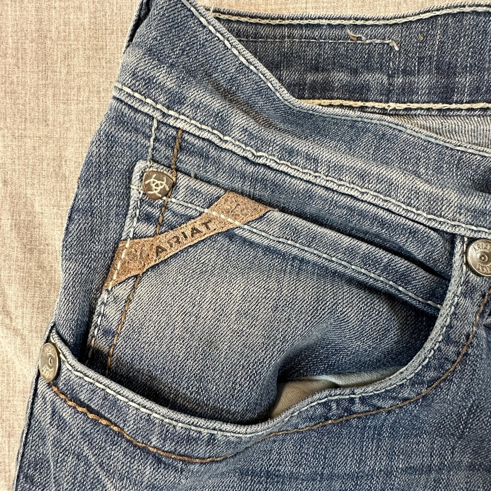 Ariat Denim Low Rise BootCut M4 Sz 35/34 - Picture 6 of 16